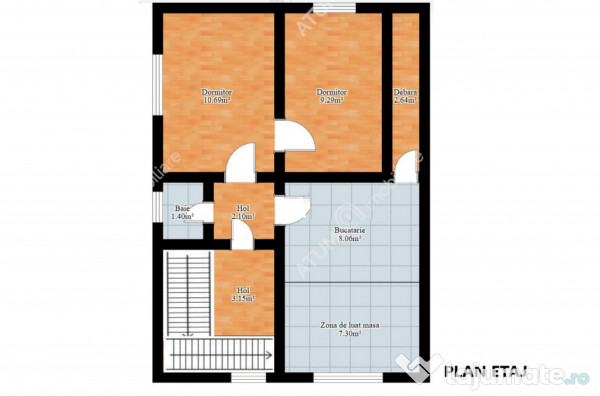 Casa individuala cu 4 camere si curte de 575 mp zona Vasile 