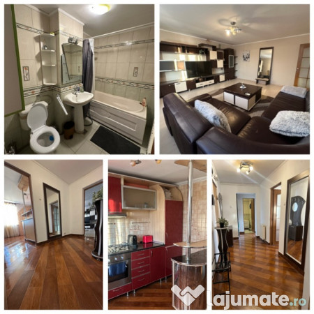 Apartament 2 camere decomandat 64 mp*mobilat+utilat in zona centrala! 