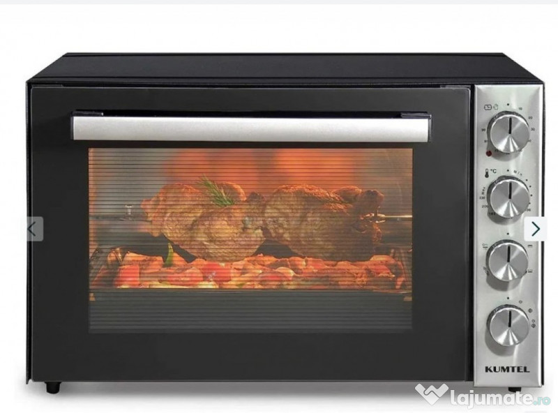 Cuptor electric Kumtel LX-9645FA Pizza & Rotisor XXL, 70 litri, 2500 W 