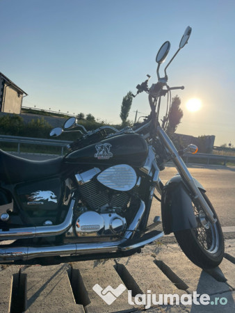 Honda Shadow VT750 Aero 2004 cardan ingrijita Silver-Tail A2 