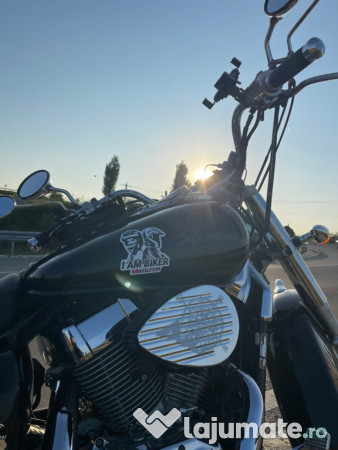 Honda Shadow VT750 Aero 2004 cardan ingrijita Silver-Tail A2 