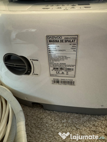 Mașină Spălat rufe Daewoo DWD-CV702G 