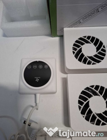 Set 3 bc. Ventilator de calorifer ecoCalm, termostat,- 20% economie 