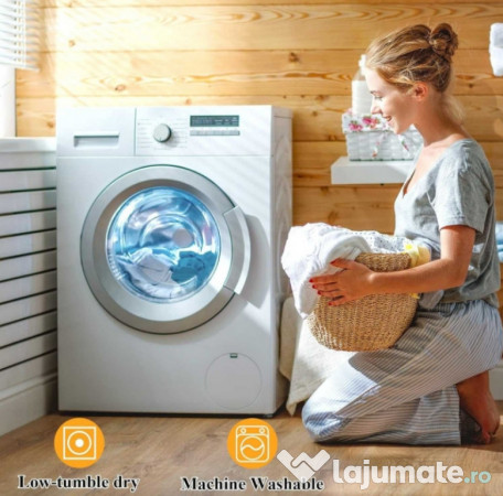 Topper saltea cu tesatura bumbac 100% pt. pat 140 cm/200 cm 