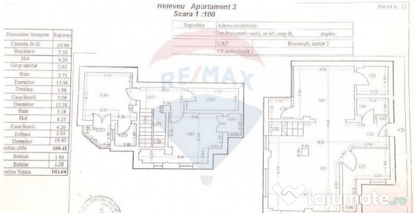 Apartament duplex / 4 camere de inchiriat / zona Bucur Ob...