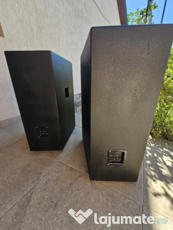 2 Boxe Dynacord 600w, profesionale, cu filtre de sunet 