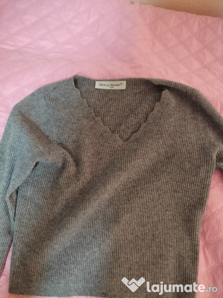 Bluză gri, noua. S/M 