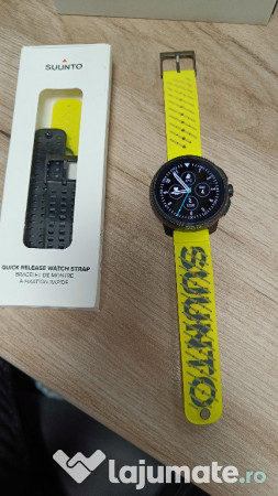 Suunto Race Athletic Edition – smartwatch sport, 2 curele, folie ecran 