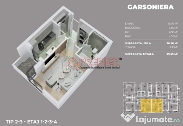 Garsonieră – Predare la Cheie – Parc Laurențiu Raiciu 