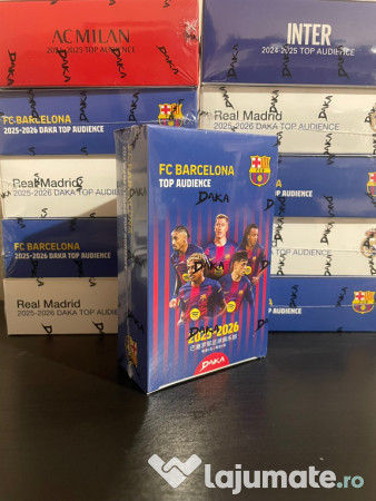 Cutie cartonase daka Top Audience FC Barcelona 25/26 