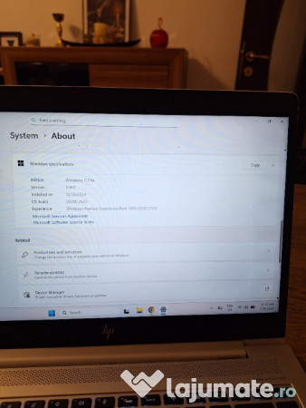 HP EliteBook 840 G5 i7, 16 GB RAM și 256 GB SSD 