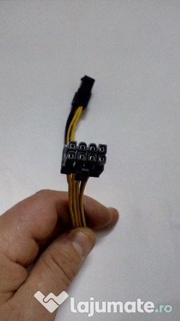 Cablu adaptor placa video 6 pini la 8 pini 