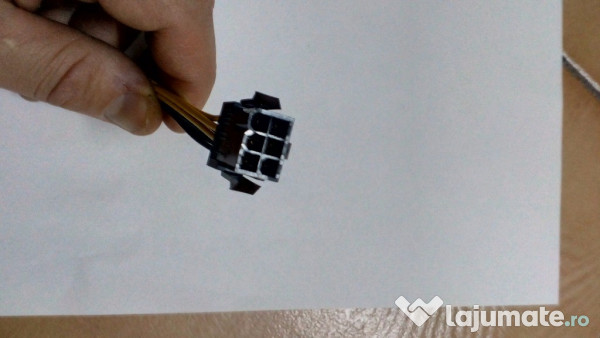 Cablu adaptor placa video 6 pini la 8 pini 
