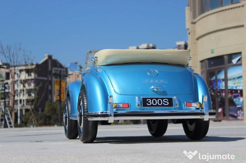 Mercedes 300s oldtimer cu roti moi #albastru