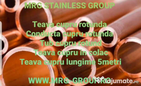 Tabla cupru alimentar 4x1000x2000 foaie coala aluminiu inox 