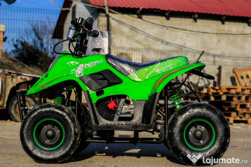 ATV electric pentru copii NITRO ECO Bigfoot 800W 36V #Green 