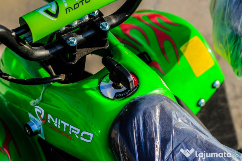 ATV electric pentru copii NITRO ECO Bigfoot 800W 36V #Green 