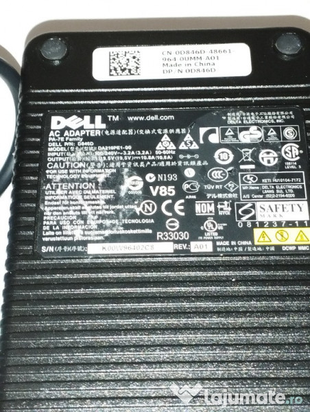 Incarcator laptop original Dell DA210PE1-00 