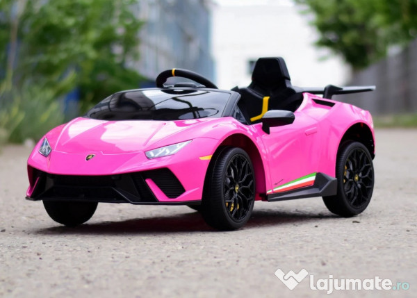 Masinuta electrica pentru copii 2-5ani, Lamborghini Huracan, 4x4, 120W