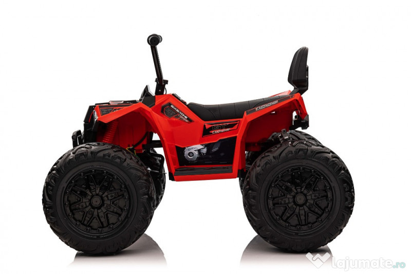 ATV electric Kinderauto SX2129 4x4 24V roti moi, scaun tapitat