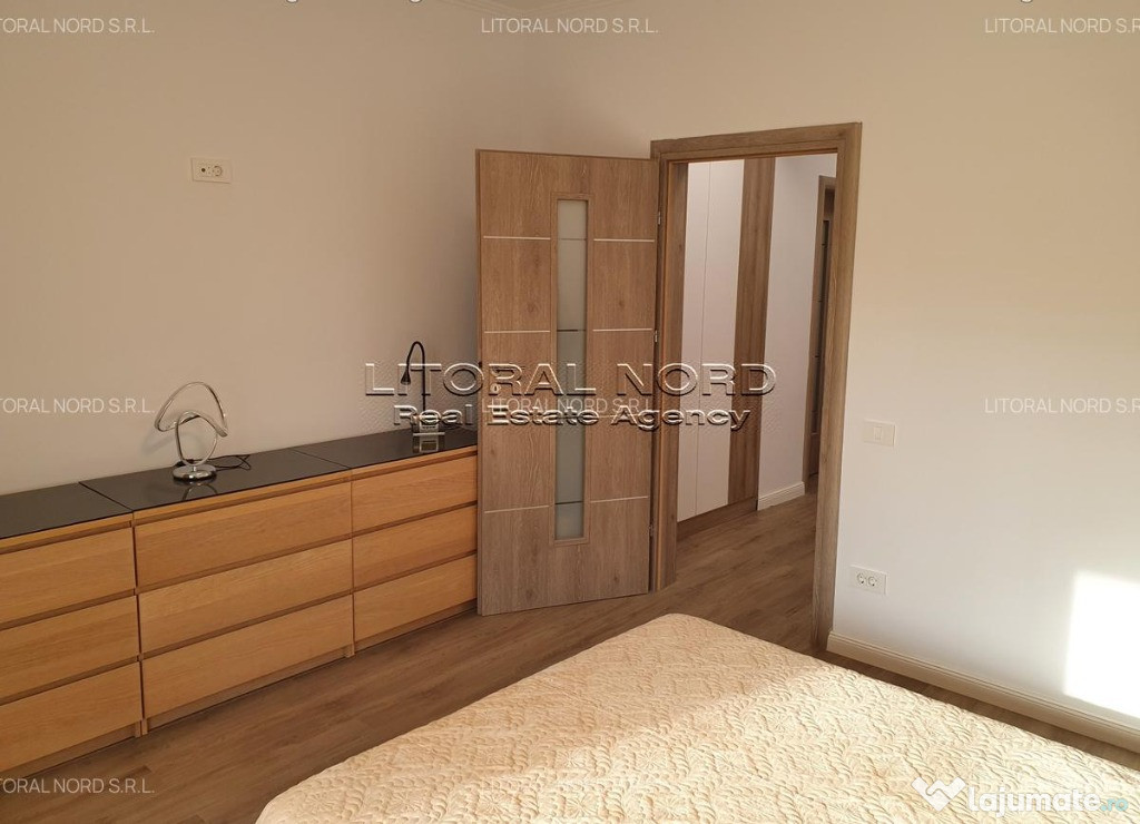 Mamaia - Sat Vacanta, bloc nou,ap.2 cam. 80mp,etaj 2, mobilat,parcare 