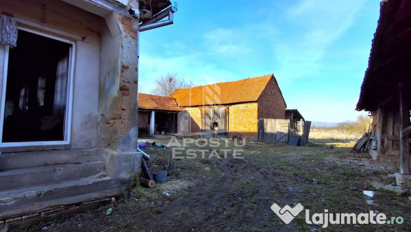 Casa de caramida in Tela si Teren Generos de 4320 mp 