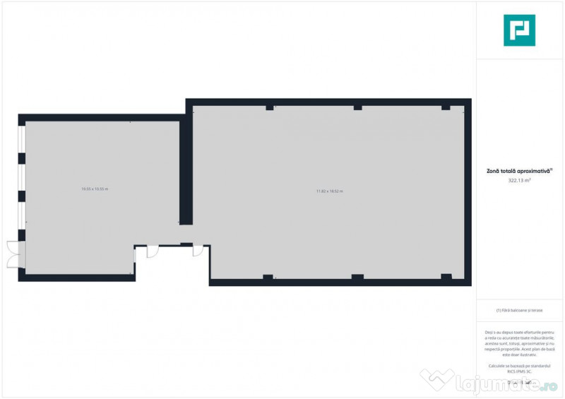 Spațiu comercial 330 mp în zona UTA