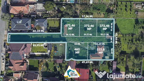Teren generos de 2951 mp în cartierul Gai