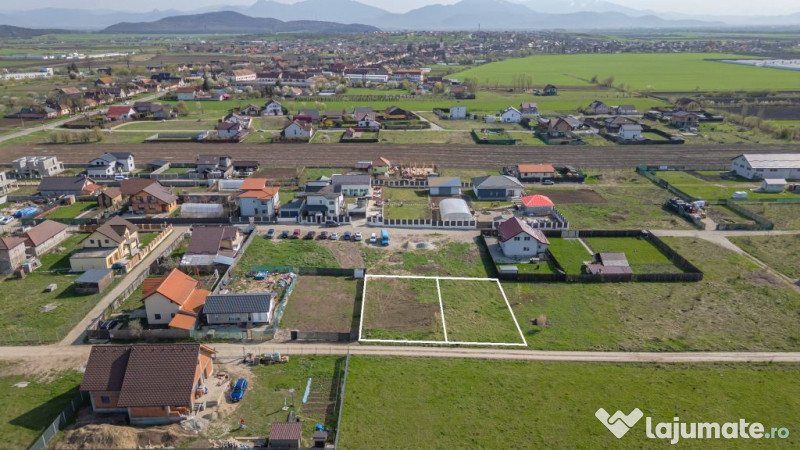 Teren 479 mp pentru construcții locuințe, Bod, utilită... 