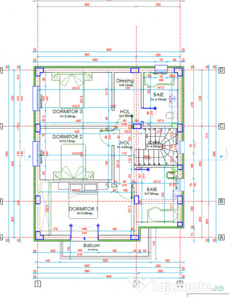 Vila individuala 4 CAMERE/TEREN-430 MP/Com.Berceni 