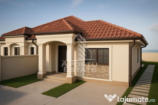 Duplex cu 3 camere, pe parter, in Sacalaz