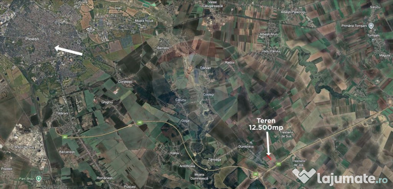 Teren 12.500 mp/Extravilan/ Dumbrava-Prahova 