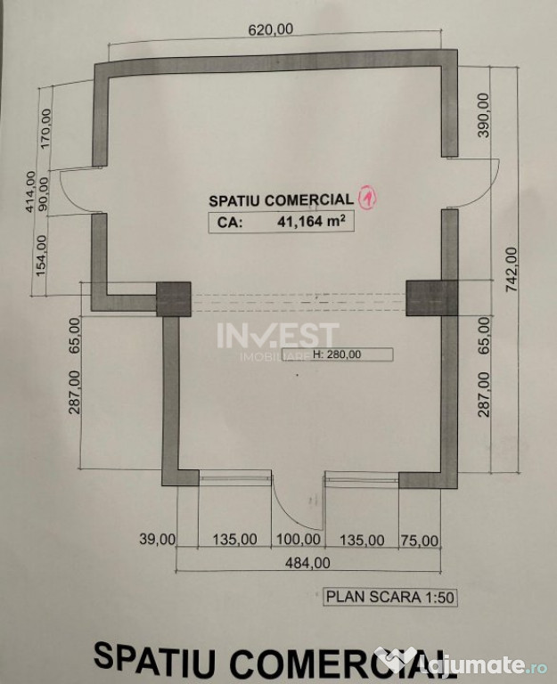 INCHIRIERE-SPATIU COMERCIAL-80MP-NICOLINA 