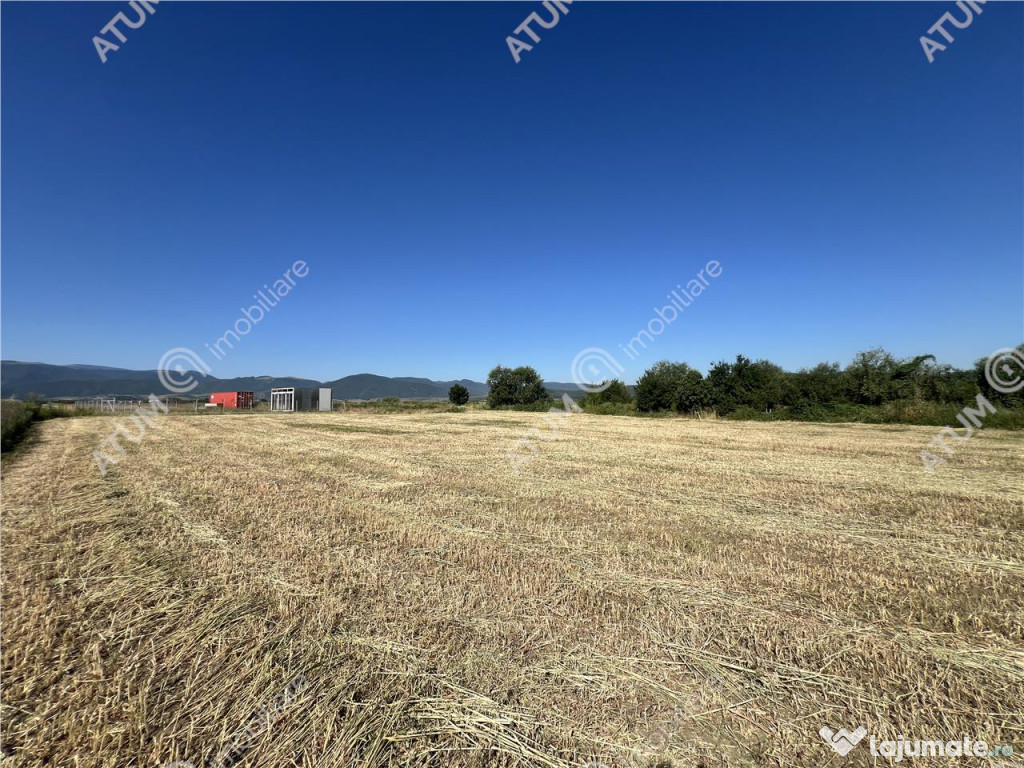 Teren de 3752 mp pozitionat pe colt cu PUZ situat in Cristia