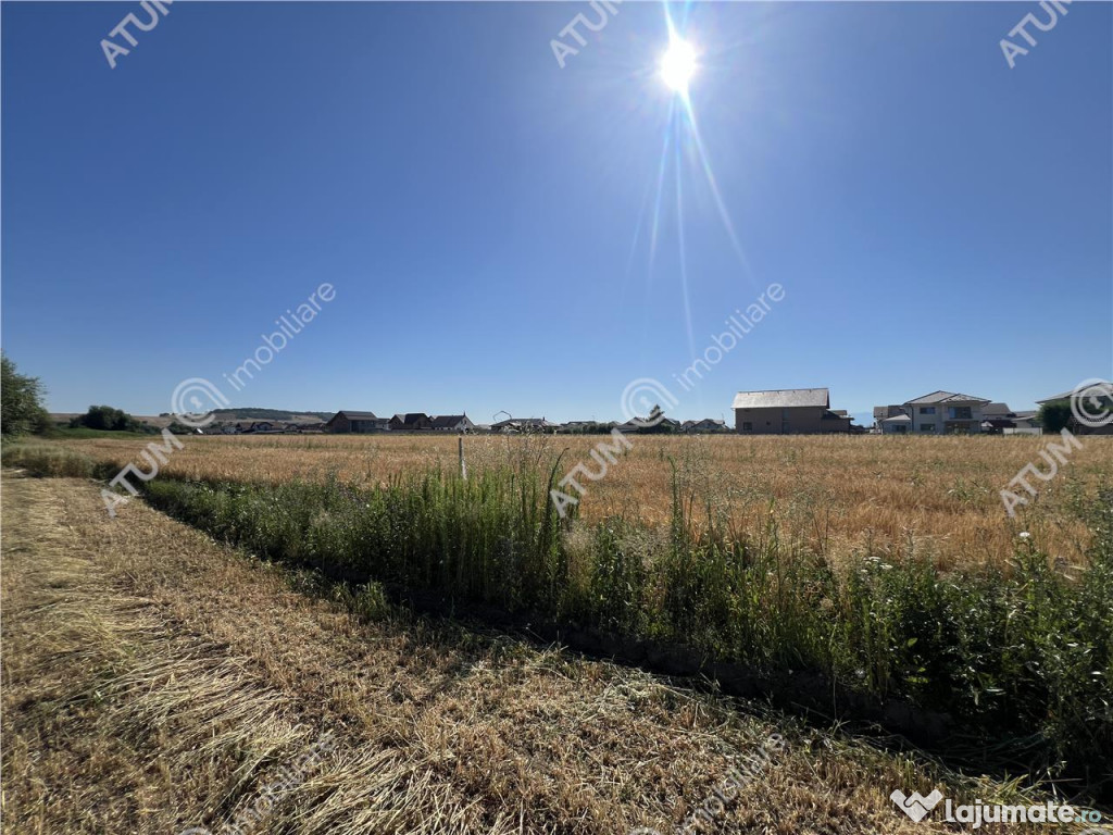 Teren de 3752 mp pozitionat pe colt cu PUZ situat in Cristia