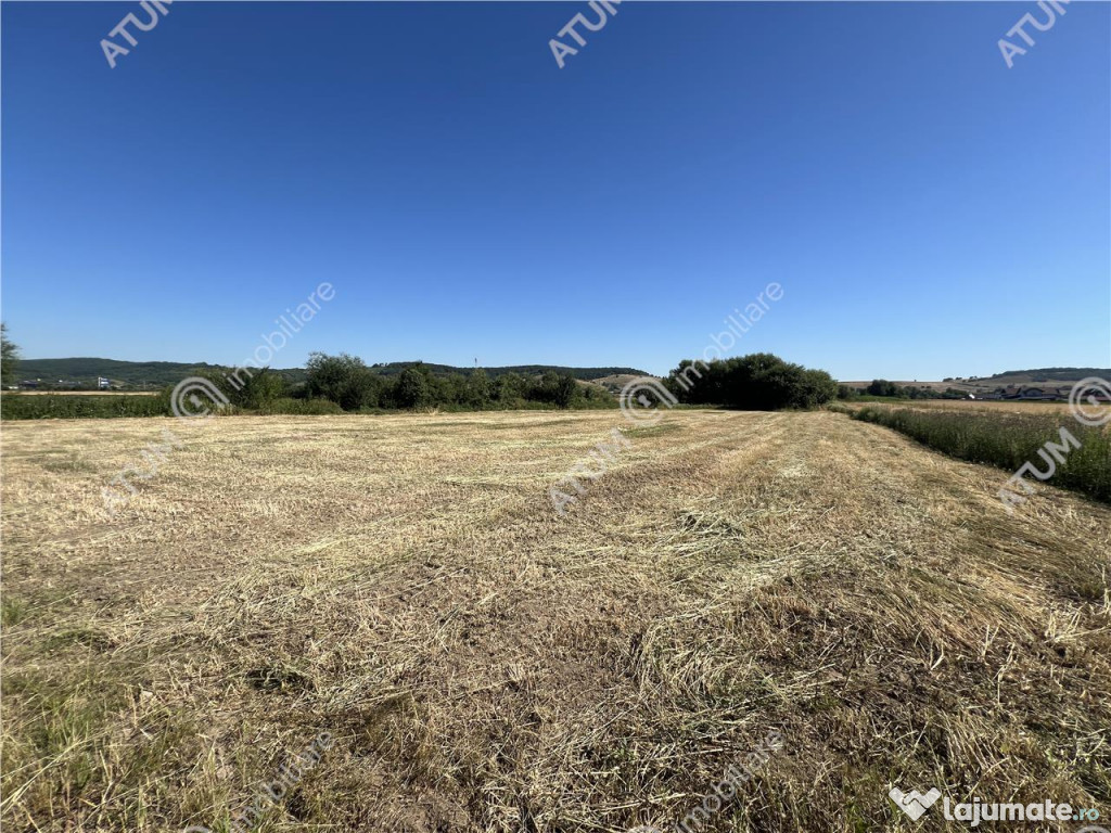 Teren de 3752 mp pozitionat pe colt cu PUZ situat in Cristia