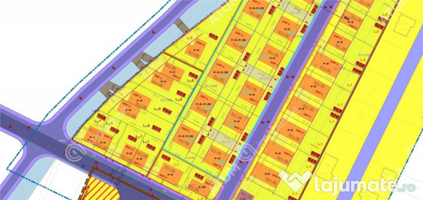 Teren intravilan de 543 mp cu PUZ constructie duplex in Cris