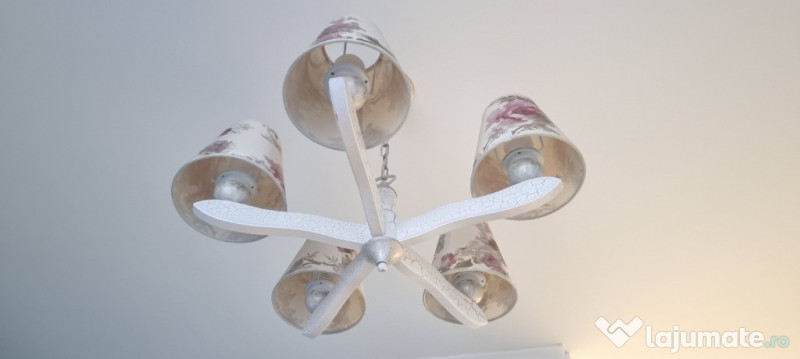 Lustră Vintage 5 Becuri 