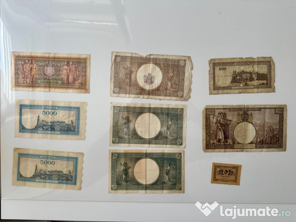 Bancnote și monede vechi 