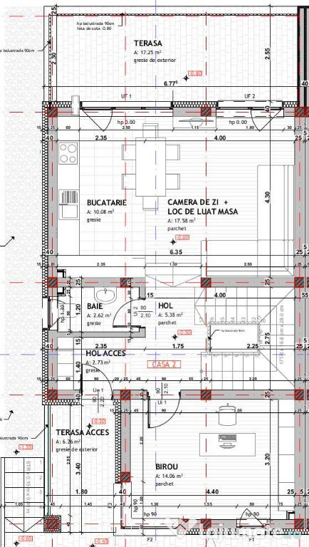 Duplex cu demisol open-space, 280 mp teren, Florești