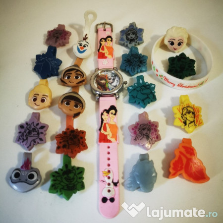 Jucarii bratara si ceas fete Elsa Anna si alte caractere desen Frozen
