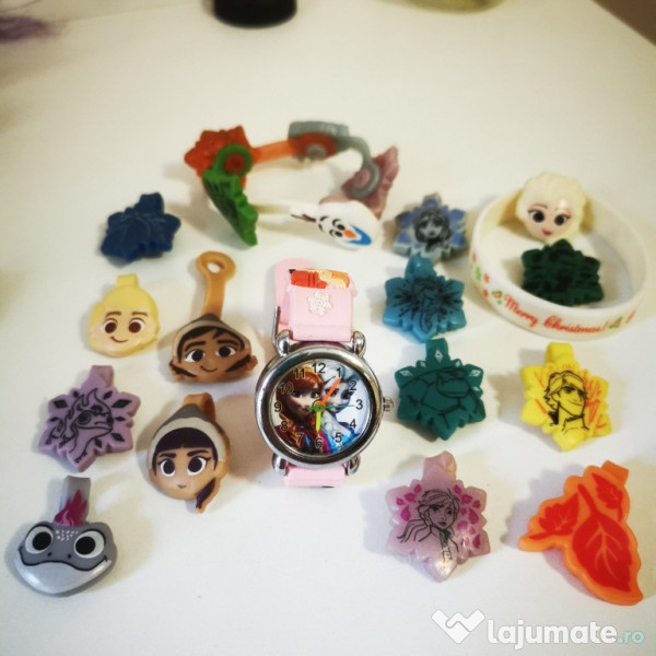Jucarii bratara si ceas fete Elsa Anna si alte caractere desen Frozen 