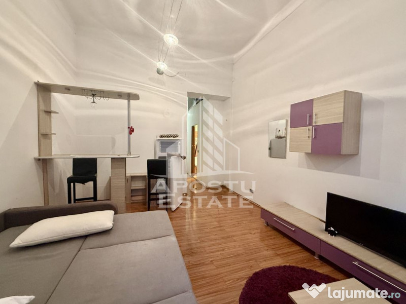 Apartament o camera, 30mp, balcon deschis, Ultracentral 