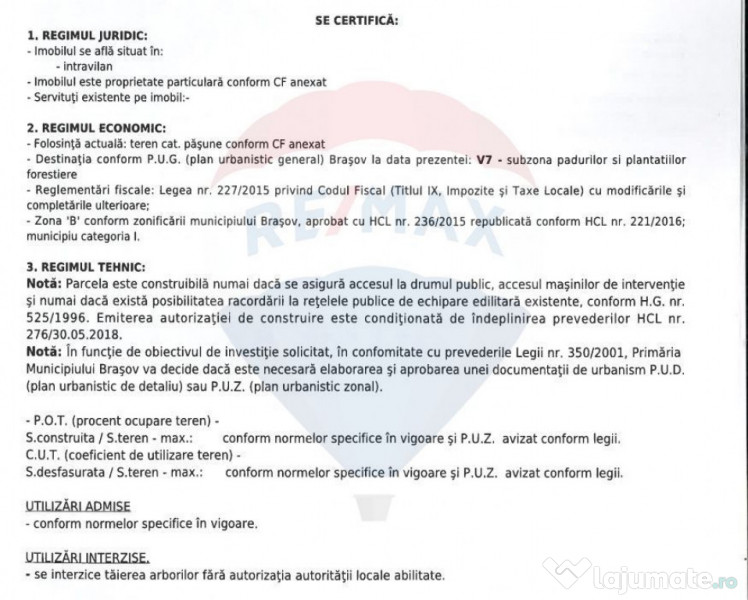 Teren intravilan, 56000 mp, Poiana Braşov 