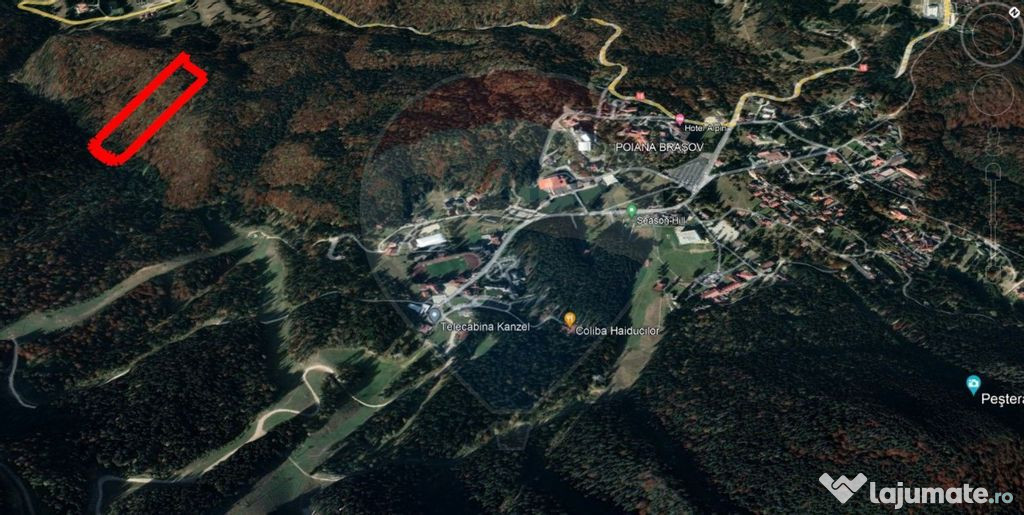 Teren intravilan, 56000 mp, Poiana Braşov 