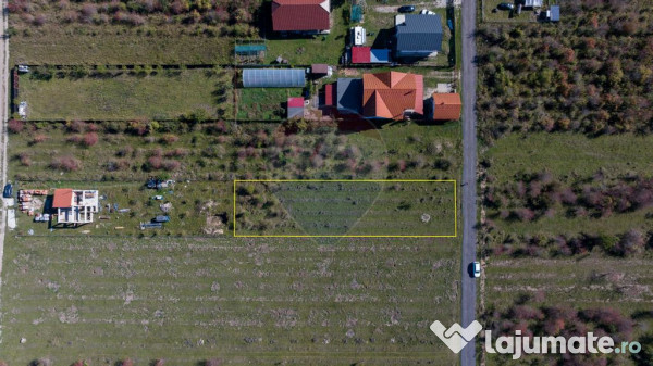 Teren Sanpetru -livada, Strada Nucului, 1296mp, apa, gaz,... 