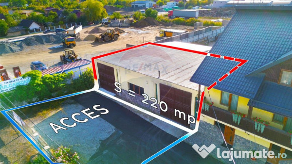 Spațiu industrial / 220mp i 5m de închiriat front strad...