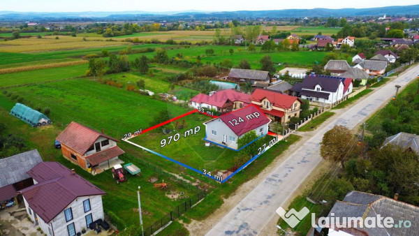 De vanzare casa cu teren generos in Salsig - finisaj exte...