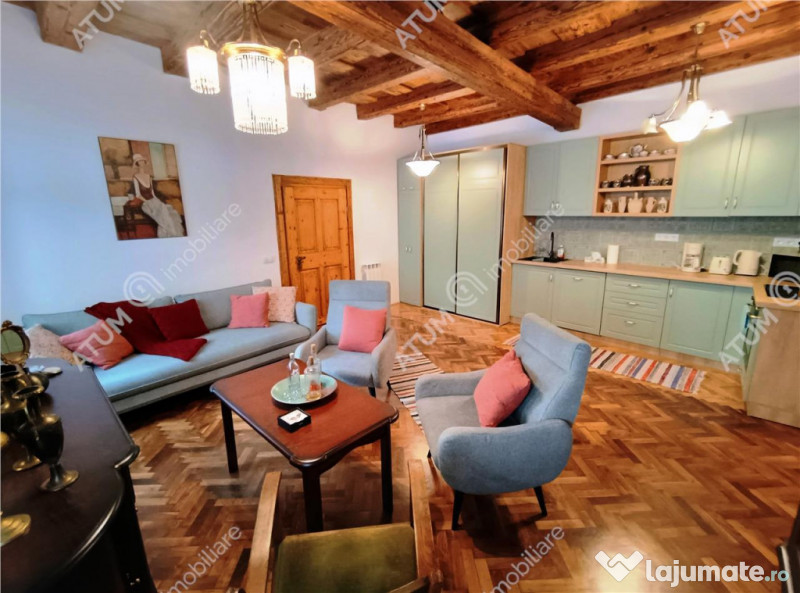 De inchiriat apartament unicat cu 2 camere langa Piata Mare