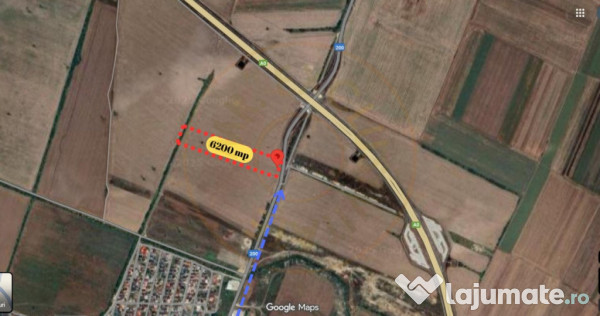 Teren intravilan cu acces direct la DJ 200 și A0 | 6.118 mp